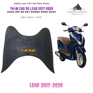 Thảm lót để chân xe Lead 2017-2018-2019-2020-2021 tấm trải sàn gác chân cao su