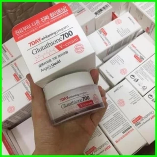 Kem Dưỡng 7Day Glutathione 700 V-Cream Dưỡng Trắng Da, Cấp Ẩm, Làm Mờ Thâm Nám, Giúp Đều Màu Da 50g