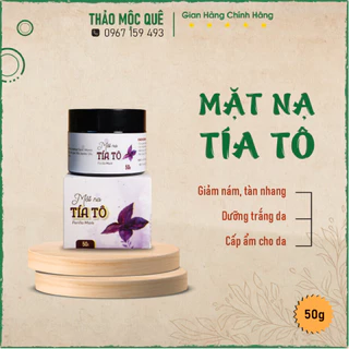 MẶT NẠ TÍA TÔ - giảm nám, tàn nhang, thâm mụn