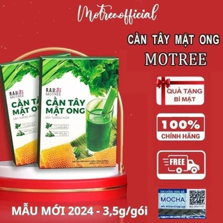 ( Mẫu mới 3.5g) Bột cần tây mật ong Motree giảm cân nhanh cấp tốc an toàn hộp 14 gói