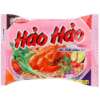 thùng 30 gói hảo hảo chua cay 75 gr. date mới