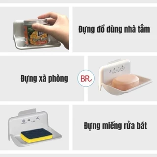 Khay đựng xà phòng dán tường Việt Nhật 5609- Kệ đựng bánh xà bông, các vật dụng nhỏ gọn tiện dụng 01732