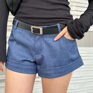 TTAMN - Quần đùi nữ cạp thấp - Women Melvi Short - Xanh/Xám/Nâu/Trắng