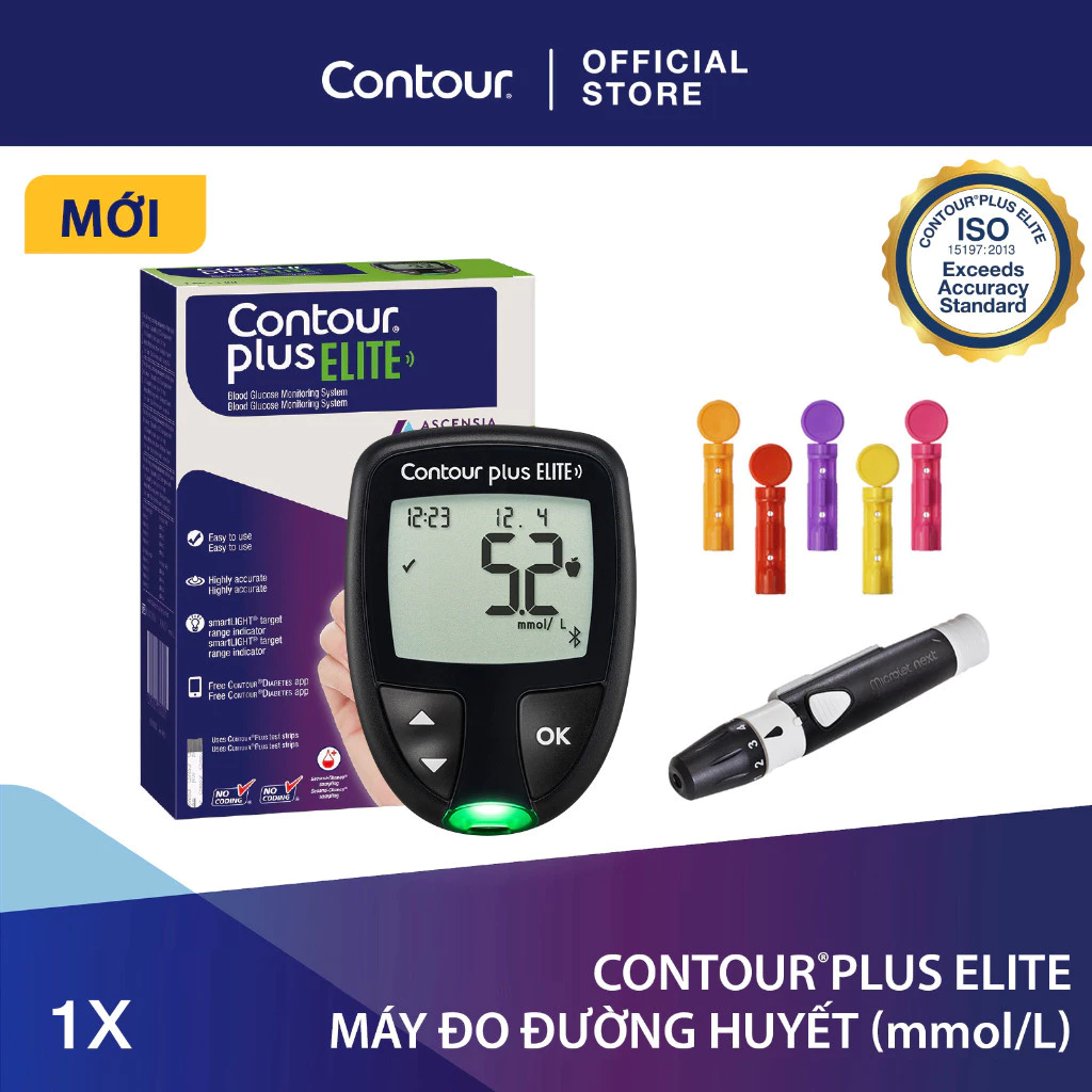 Máy đo đường huyết Contour Plus Elite (mmol/L)