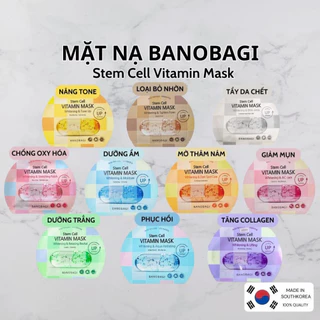 Mặt Nạ giấy bổ xung Vitamin cho da BANOBAGI Stem Cell Vitamin Mask Hàn Quốc 30g
