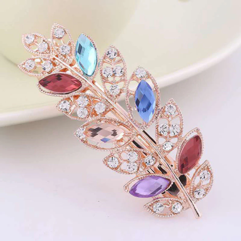 Kẹp Tóc Dạng Kẹp Đính Đá Pha Lê Và Ngọc Trai Phong Cách Hàn Quốc Thanh Lịch RaNa thời trang sang trọng cho nữ nhiều mẫu