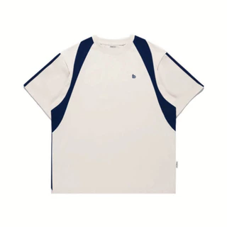 Áo thun Raglan chữ G, áo thun Nam Nữ Unisex Cotton Retro Hàn Quốc dày dặn