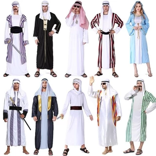 Trang Phục Halloween Quần Áo Ả Rập Nam Nữ Cuộc Họp Hàng Năm Trò Chơi Anime Phù Hợp Với Dubai Shepherd Aladdin 3.5