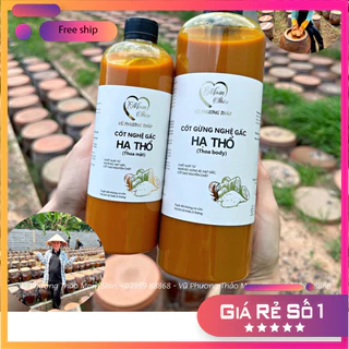 (Sỉ lẻ) [THOA BODY VÀ MẶT] COMBO 2 CHAI CỐT GỪNG NGHỆ GẤC HẠ THỔ MOM SHIN | Vũ Phương Thảo Mom Shin | Shop Mẹ Thảo Ở Cữ