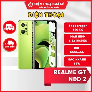 Điện Thoại REALME GT NEO 2 6-128GB, 8-128GB, 8-256GB HÀNG CHÍNH HÃNG fullbox chiến game mượt