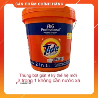 (Thảo mộc an toàn cho bé) BỘT GIẶT TIDE . 1 THÙNG 9KG. [ HÀNG CHÍNH HÃNG]