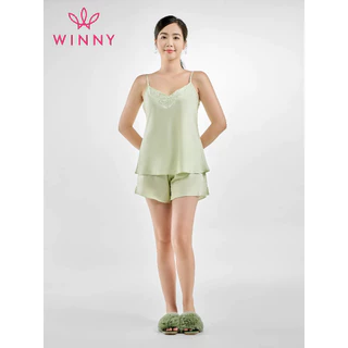 Bộ mặc nhà hai dây quần đùi Winny 1MNSA23141H