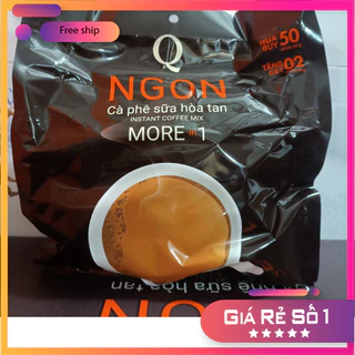 (Sỉ lẻ) sỉ Cà phê sữa Ngon Trần Quang bịch lớn 1.04Kg (52 gói dài * 20g) [tách lẻ có HĐ nhập]