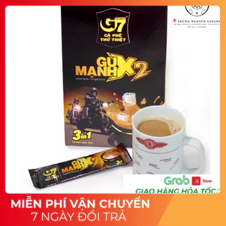 (Sỉ rẻ) ( Date 5/2025 ) Cà Phê Hòa Tan G7 X2  Gu Mạnh 3in1 Hộp 12 gói/ 25gr Trung Nguyên