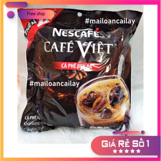 (Sỉ lẻ) Cà phê đen hòa tan NesCafe Café Việt bịch 35 gói [tách lẻ có HĐ nhập]