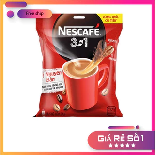 (Sỉ lẻ) (Date mới) Nescafe Đỏ bịch 46 gói X 17g [tách lẻ có HĐ nhập]