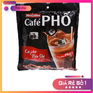 (Sỉ lẻ) (Date mới) Cafe Phố sữa bịch 30 gói [tách lẻ có HĐ nhập]