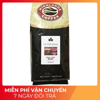 (Sỉ rẻ) GÓI 1kg Cà Phê Hạt Full City Roast Highlands Coffee