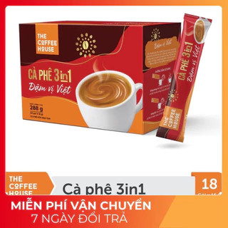 (Sỉ rẻ) [HSD: 02.2024] Combo 2 Hộp Cà phê 3IN1 Đậm vị Việt The Coffee House (18 gói x 16 g)