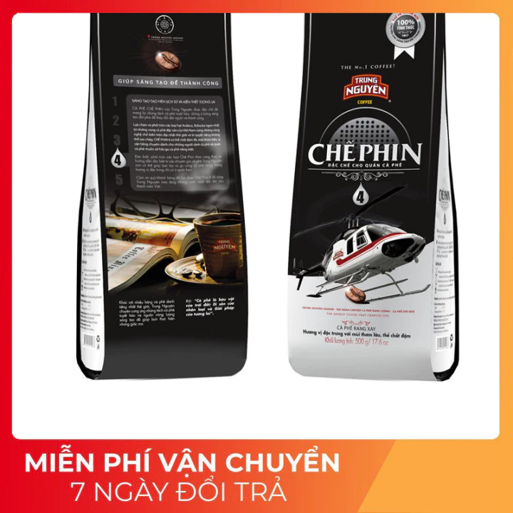 (Sỉ rẻ) Cà phê Chế phin 4 Trung Nguyên Legend Bịch 500gr