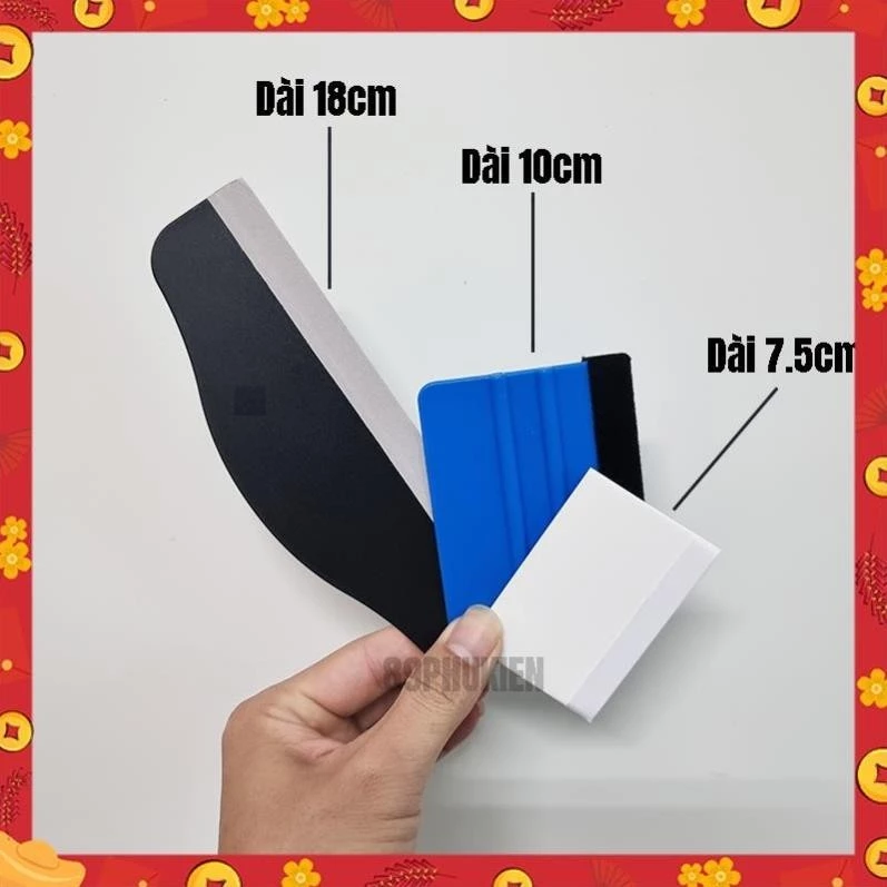 Dụng cụ hỗ trợ dán decal, cây gạt kính, dụng cụ dán ppf tiện điện thoại ô tô