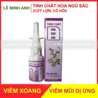 Tinh Chất Hoa Ngũ Sắc Lê Minh Anh 10ml Giảm Tình Trạng Xoang, Mũi Dị Ứng - MyPhamShop