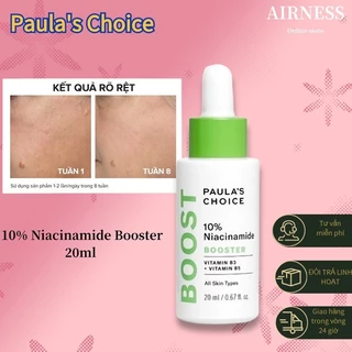 Tinh chất【💯% hàng thật】 thu nhỏ lỗ chân lông Paula's Choice 10% Niacinamide Booster 20ml mã