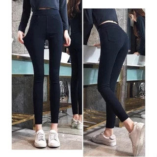 Quần Legging Dài  Cạp Cao  Có 4 Túi Siêu Co Giãn Loại 1 1