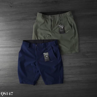 Quần Short Golf Nam QS147 Logo Thêu Có Túi Nắp Sau Form Chuẩn VNXK SPMĐ