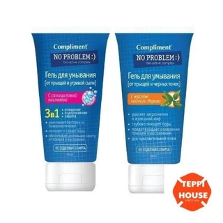 sữa rửa mặt dạng gel Compliment No Problem 200ml