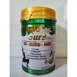 Sữa bột Goldlac Sure Cơ Xương Khớp lon 900g - bổ sung canxi cho xương chắc, cơ khoẻ dẻo dai