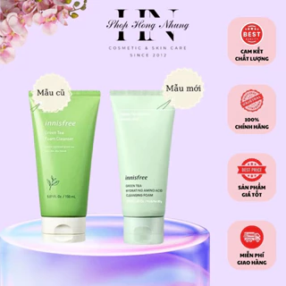 Sữa Rửa Mặt Trà Xanh Innisfree Green Tea Foam Cleanser 150ml Hàn Quốc Giúp Làm Sạch, Kiểm Soát Nhờn Hiệu Quả