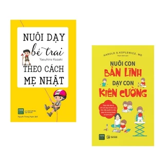 Sách - Combo : Nuôi Con Bản Lĩnh, Dạy Con Kiên Cường + Nuôi Dạy Bé Trai Theo Cách Mẹ Nhật (1980)