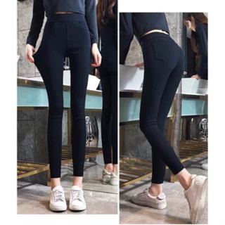 Quần Legging Dài  Cạp Cao  Có 4 Túi Siêu Co Giãn Loại 1(mã QA04)