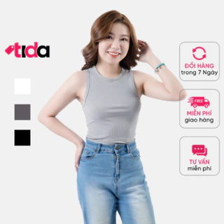 Áo ba lỗ nữ croptop TIDA OFFICIAL thời trang ABL03