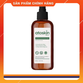 (Thảo dược 100% an toàn cho trẻ) Sữa tắm Atoskin hỗ trợ cho người viêm da cơ địa không Coticoid