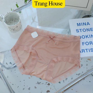 Quần Lót Nữ Su Lụa Băng Tàng Hình Viền Ren Hoa Nhí Siêu Nhẹ Siêu Hot 2219 TRANG HOUSE