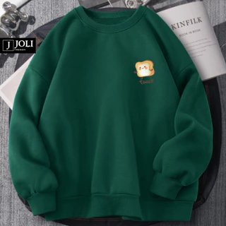 ưagvd Áo Sweater BST01 Nam N Nỉ Lót Bông Mũ 2 Lớp Form Rộng tdsvf