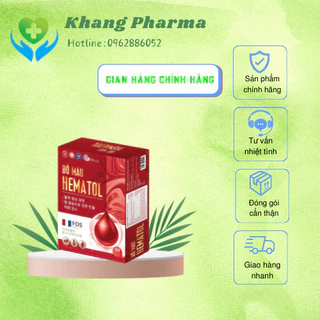 Bổ máu Hematol 💥 CHÍNH HÃNG💥 Sắt nước bổ sung sắt axit folic cho bà bầu người thiếu sắt