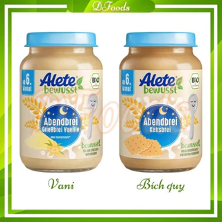 [Dfood Kid] 1 Lốc 6 hủ Hũ dinh dưỡng Alete ăn liền cho bé từ 6m 190g