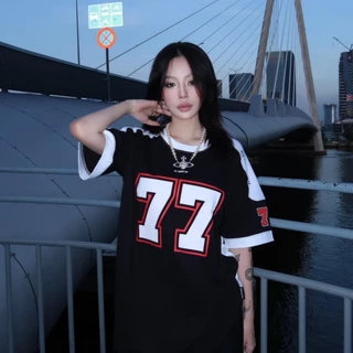 Áo Số nam nữ - Áo Thun Số 77 Bóng Rổ Karants Unisex Nam Nữ - Local Brand Streetwear Form Oversize Thể Thao Cotton Lạnh