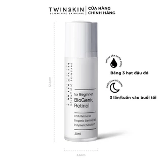 Biogenic Retinol Twins Skin 0.5% For Beginner – Kem Dưỡng Da, Ngừa Lão Hóa, Giảm Mụn Full Size 30ml