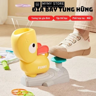 Đĩa bay đồ chơi vận động tương tác vơi cha me ,Đồ chơi đĩa bay tung hứng hình chú vịt ngộ nghĩnh MyMy Store