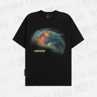 (COD) Áo thun NEEDS OF WISDOM Earth Tee - Black - Local Brand Chính Hãng