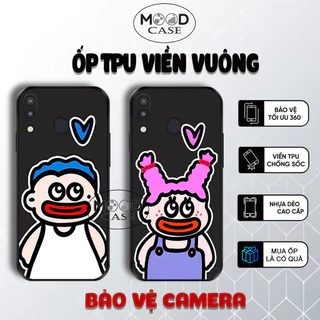 Ốp lưng Samsung M20 , M30 , M21 , M30s TPU cạnh vuông | MOOD case Ốp lưng bảo vệ camera