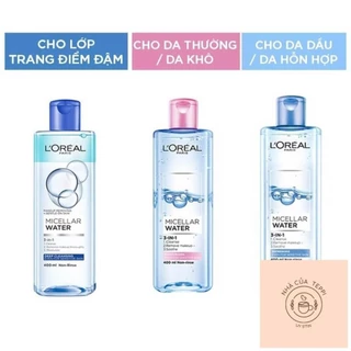 nước tẩy trang L'oreal Micellar Water 3in1