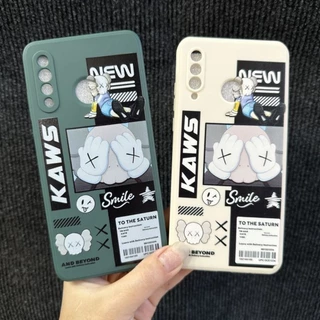 Case ốp lưng Huawei P30 lite / Nova 4E dẻo hình gấu Kaws dễ thương dày dặn chống sốc bảo vệ camera