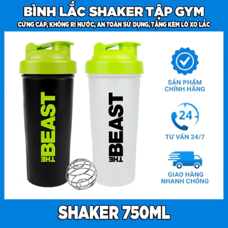 (Free Ship) Bình Lắc Thể Thao Bình Lắc Tập Gym  600ML - Shaker Cao Cấp - Có Bi Lắc Thép