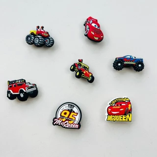 [ MẪU XE CỘ ] JIBBITZ gắn dép Cross cho bé, stickers charm gắn dép cross trẻ em mẫu ô tô vũ trụ