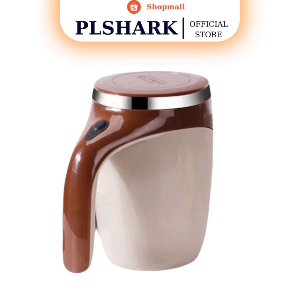 Cốc khuấy tự động dùng pin siêu tiện chất liệu thép 304 không rỉ giữ nhiệt tốt mẫu mới PLSHARK